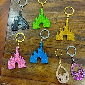 Disney Castle Keychain